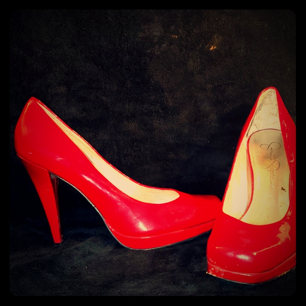 Red Women Pumps